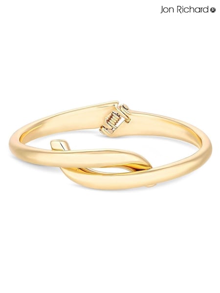 Jon Richard Gold Tone Polished Twisted Bangle Bracelet (N52575) | €30
