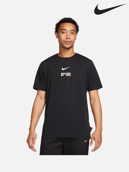 Nike Black Sportswear Graphic 100% Cotton T-Shirt (N53396) | €26