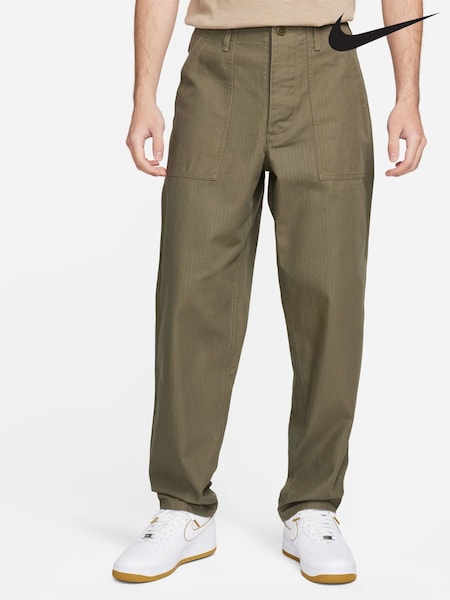Nike Olive Green Life Carpenter Trousers (N53400) | €77