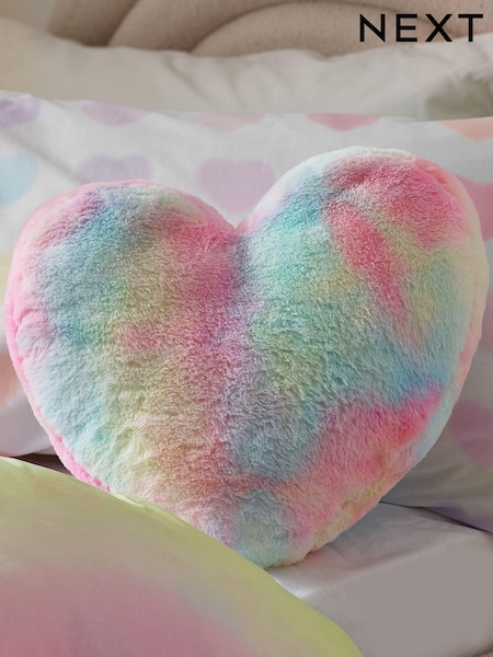 Multi Ombre Rainbow Heart Cushion (N53658) | €20