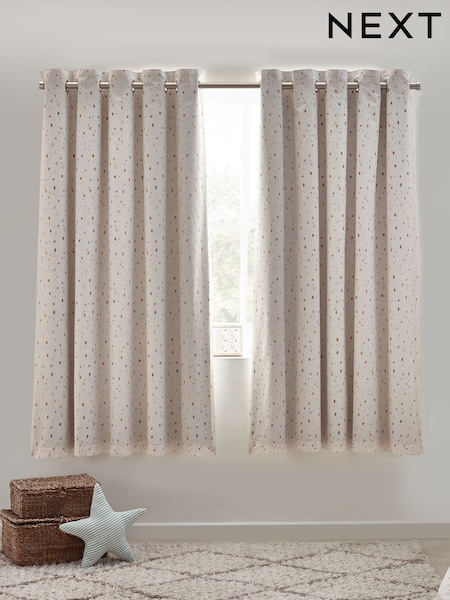 Natural Terrazzo Eyelet Blackout Curtains (N53677) | €60 - €101