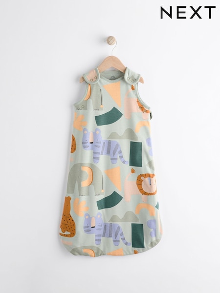 Green Safari Baby 1 Tog 100% Cotton Sleep Bag (N53726) | AED93 - AED111