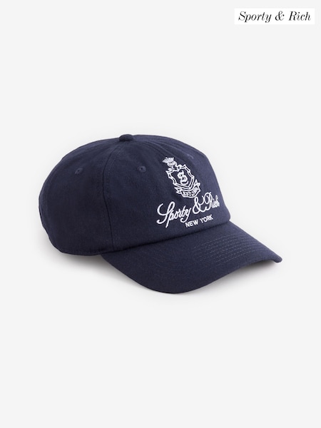 Sporty & Rich Blue Vendome Wool Hat (N53771) | ₪302