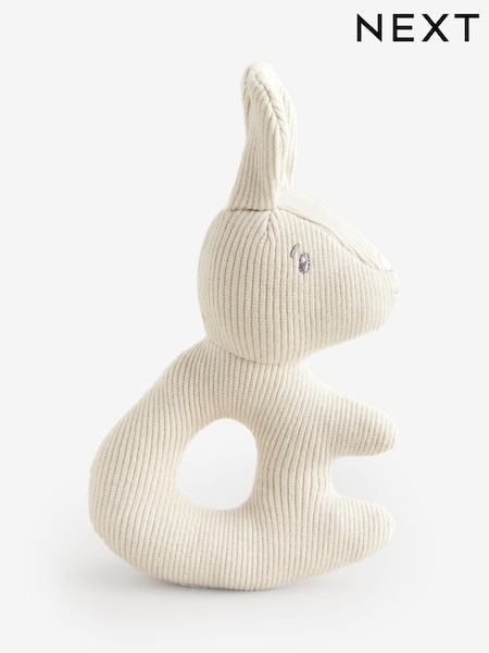 Natural Bunny Baby Rattle (N53798) | €6
