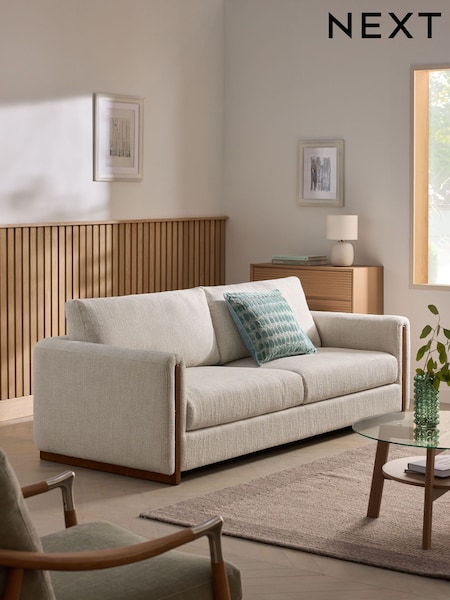 Smart Boucle Oyster Natural Selena 3 Seater Sofa (N54182) | €1,350