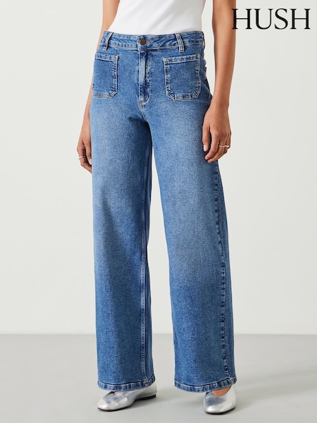 Hush Blue Rowan Flared Jeans (N54210) | €122