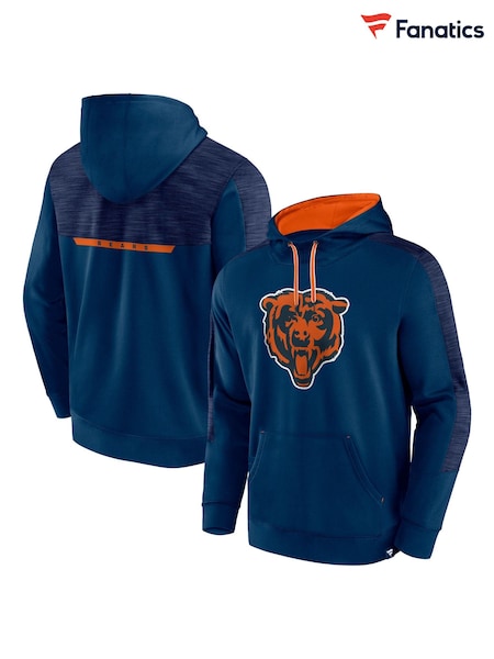 Fanatics Blue Nfl Chicago Bears Defender Streaky Poly Fleece Pullover Hoodie (N54290) | kr812
