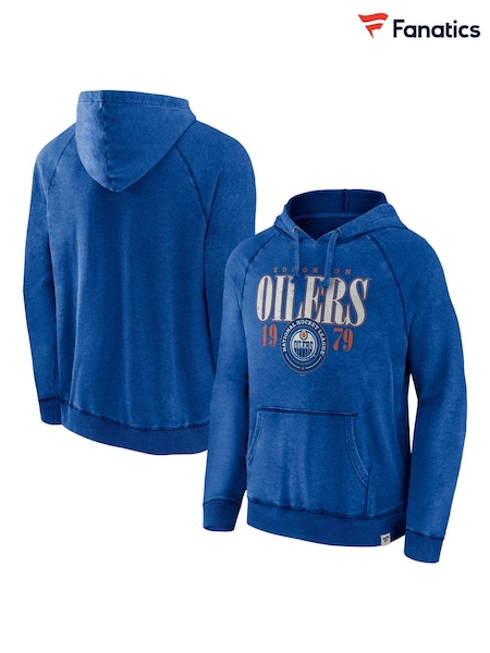 Fanatics Blue NHL Edmonton Oilers Heritage Hoodie (N54343) | R$ 545