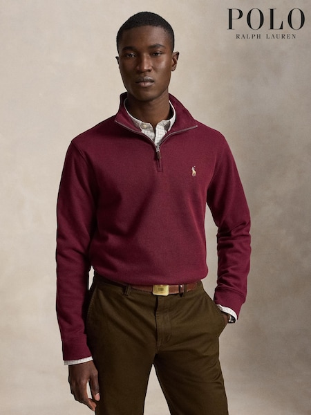 Sarkans - Regular Polo Ralph Lauren Knit Half Zip Pullover Sweatshirt
