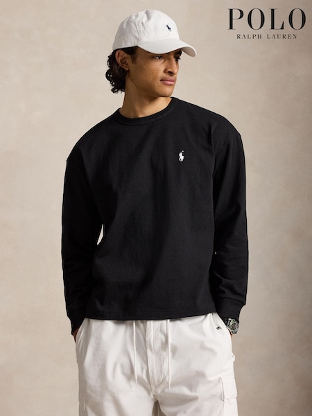 Sort - Regular Polo Ralph Lauren Classic Long Sleeve T-shirt