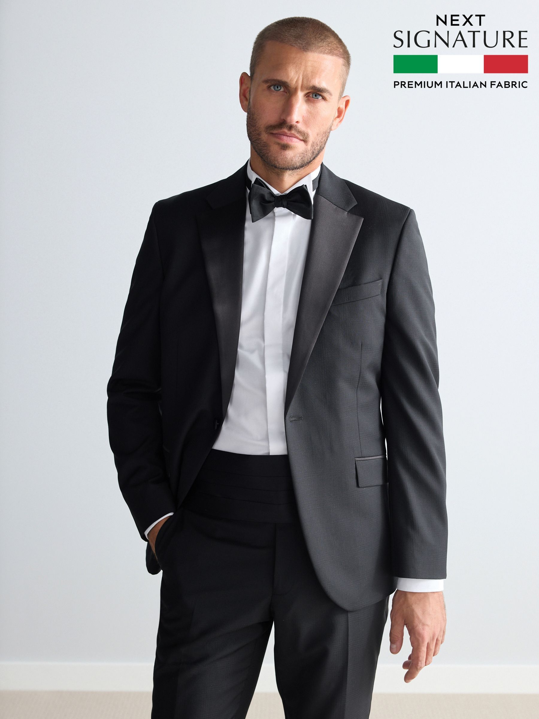 Tartan tuxedo trousers top