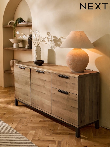 Dark Bronx Oak Effect Large Sideboard (N55038) | €550