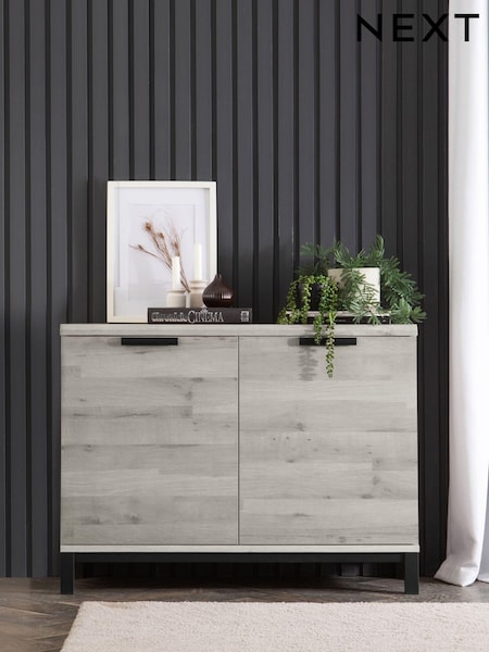 Grey Bronx Oak Effect Small Sideboard (N55052) | €305