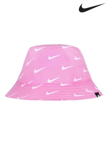 Nike Pink Little Kids Swoosh Bucket 100% Cotton Hat (N55068) | €15