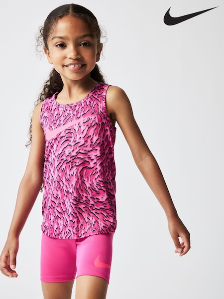 Розовый - Nike Little Kids Veneer Vest and Shorts Set (N55109) | €21