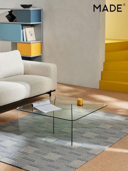 MADE.COM Clear Glass Oki Coffee Table (N55179) | €441