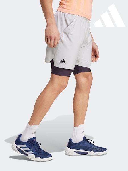 adidas Tennis Pro AEROREADY Shorts and Inner Shorts Set (N55229) | €43