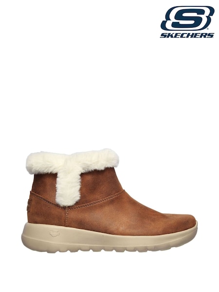 Skechers Brown On The Go Joy Endeavor Boots (N55387) | AED186
