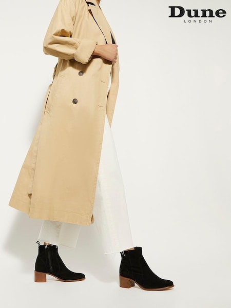 Dune London Black Paprikaa Unlined Almond Toe Boots (N55514) | €88