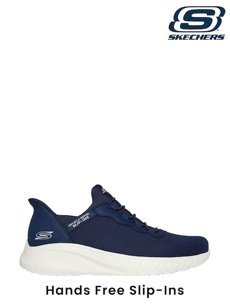 Skechers Navy Bobs Squad Chaos Daily Hype Slip In Trainers (N55681) | ₪347
