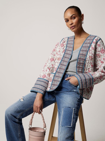 River Island Pink Printed House Coat (N55832) | €41.50