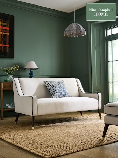 Nina Campbell Clabon Natural Rosebury Small 2 Seater Sofa (N55944) | €882