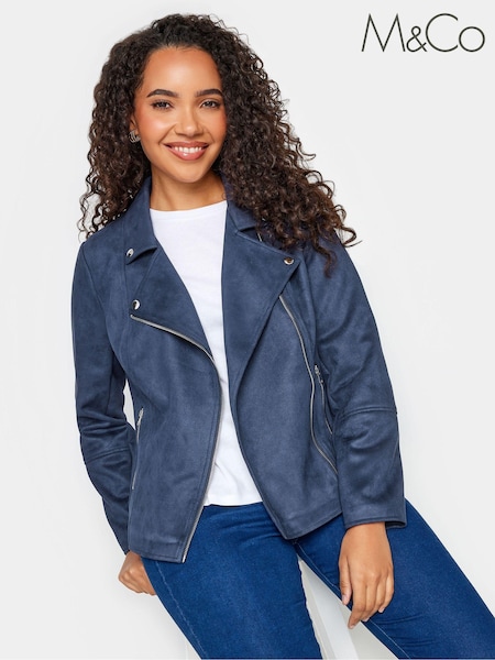 Синий - M&Co Suede Jacket (N56024) | €80