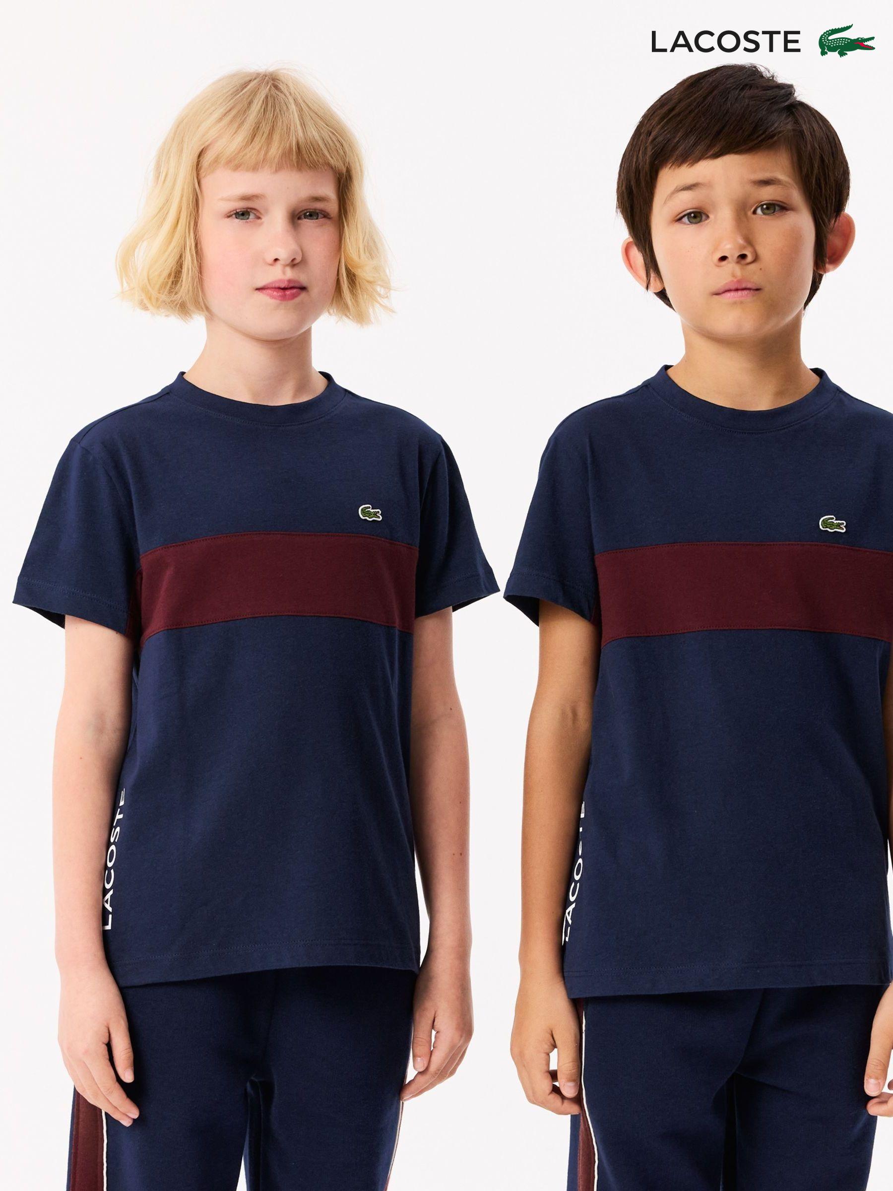 Boys T Shirts Lacoste Colour Block Casual Next Oman