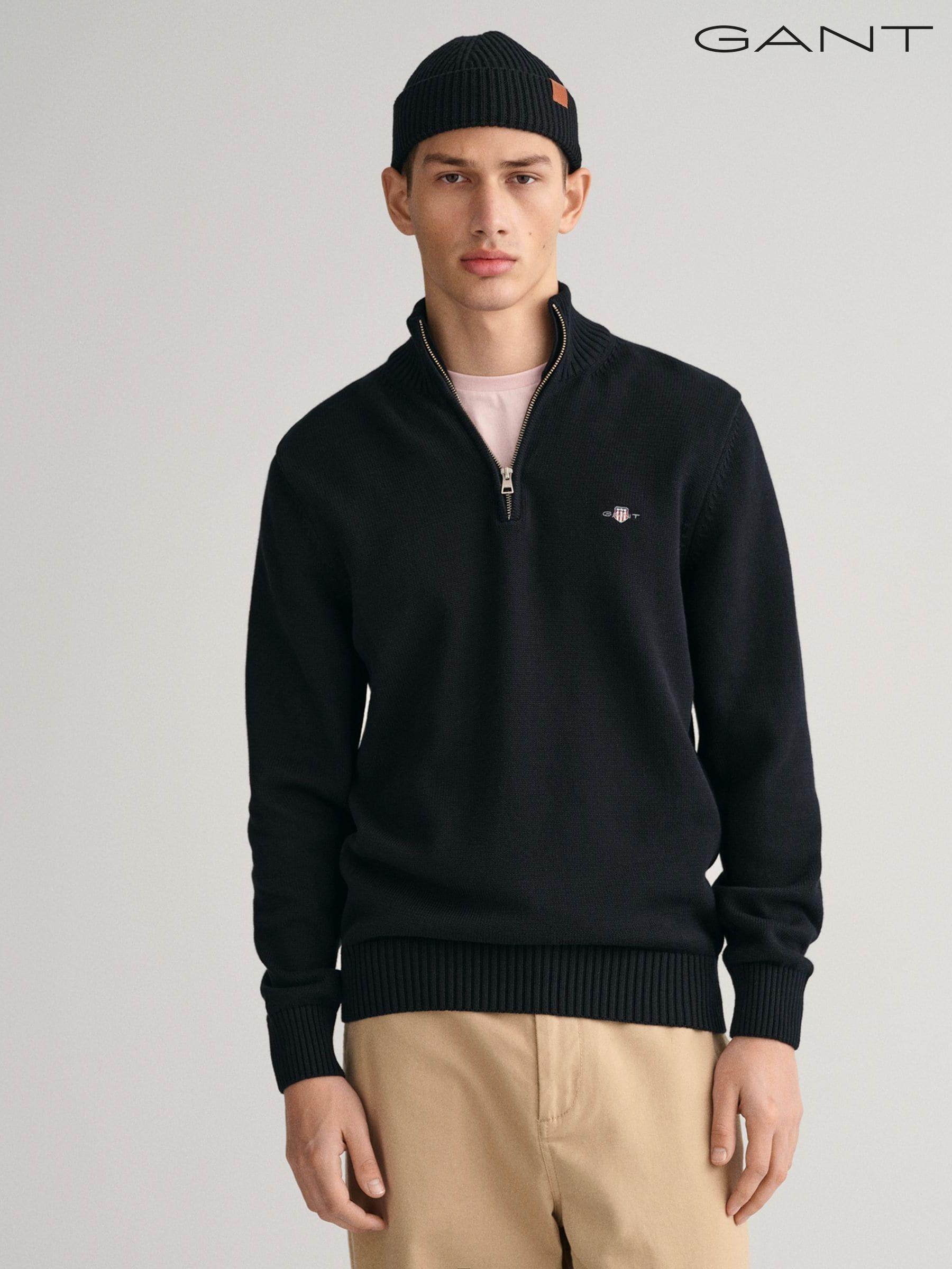 Black gant jumper shop