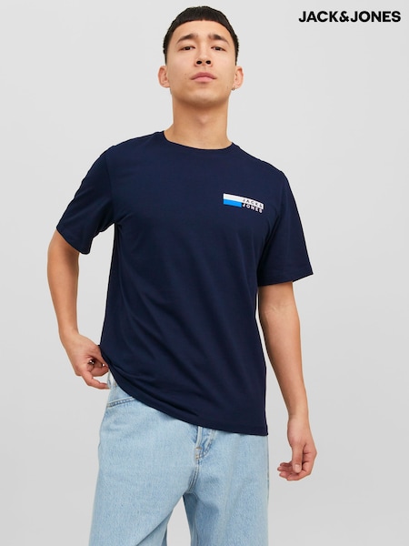 JACK & JONES Navy Blazer Small Logo T-Shirt (N56327) | €23