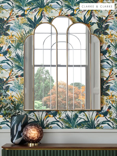 Clarke & Clarke Gold Arched Decor Mirror (N56503) | €266