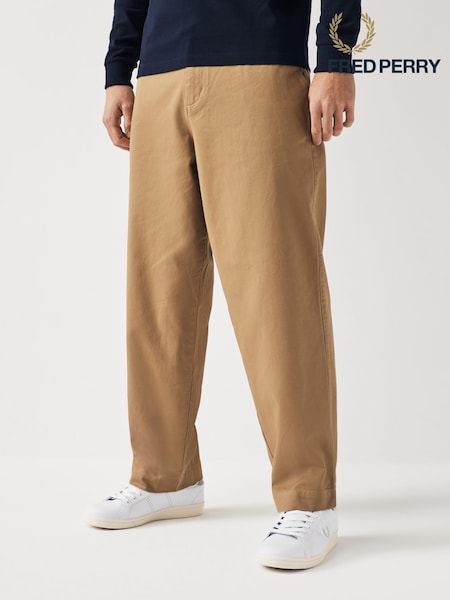 Fred Perry Straight Fit Stone Twill Trousers (N56532) | €61