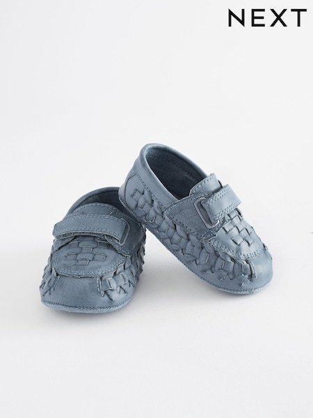 Blau - Woven Baby Loafers (0-24mths) (N56631) | 6 €