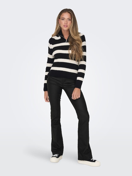 ONLY Black Coated Flared Blush Jeans (N56755) | €24