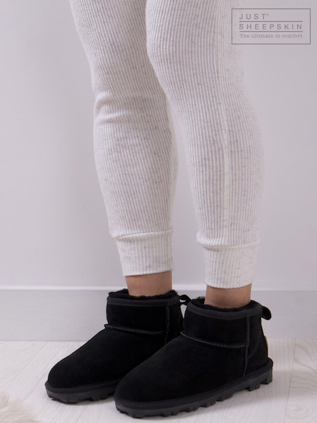 Musta - Just Sheepskin™ Ladies Mini Grace Sheepskin Boots (N56780) | €150