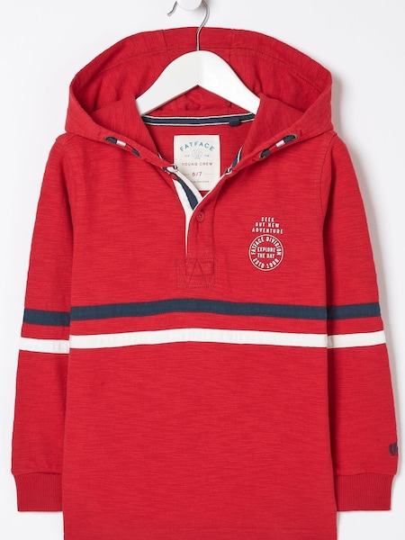 FatFace Red Hooded Stripe Shirt (N56872) | €12.50