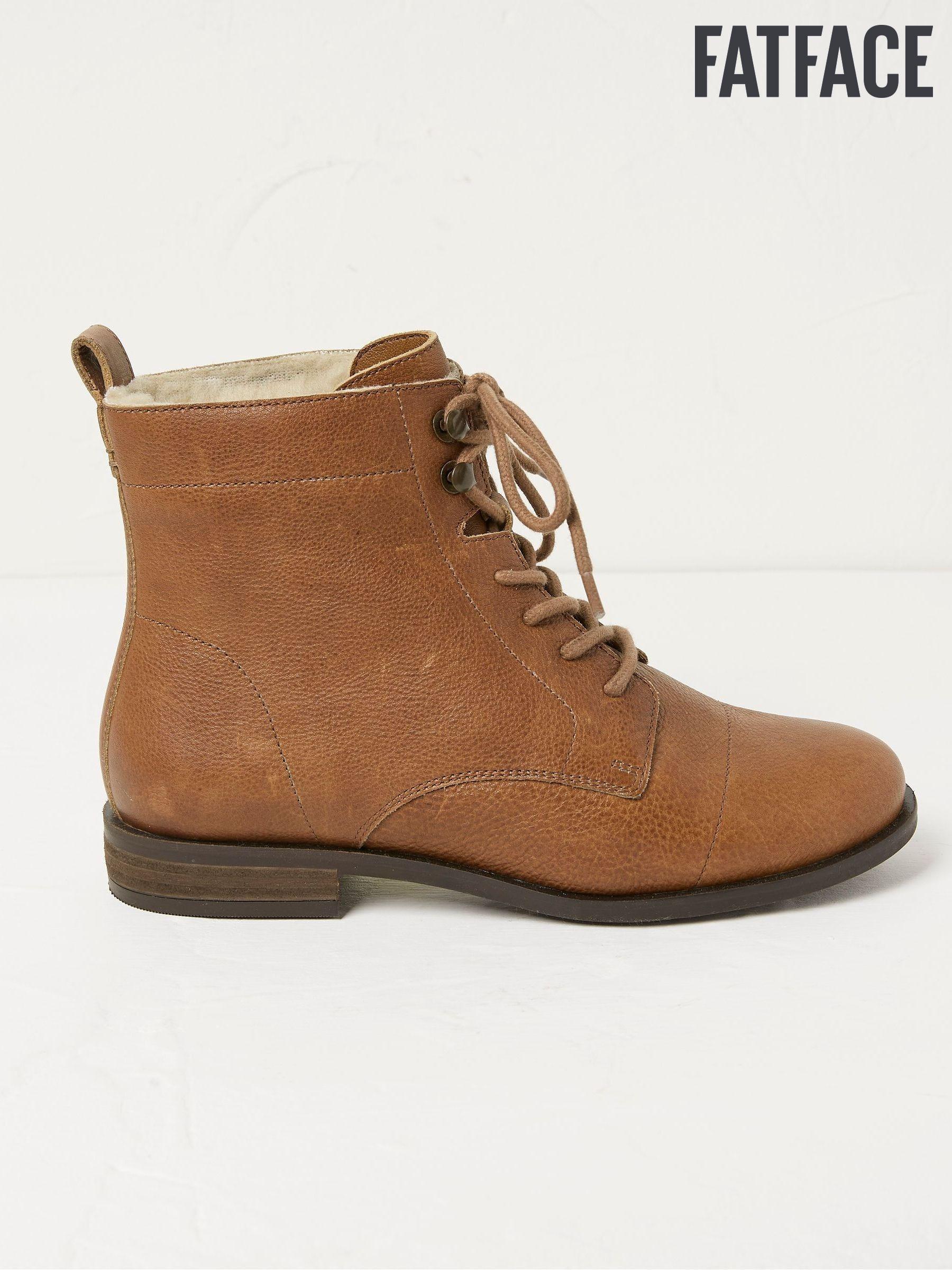 Sale Fat Face Brown Lace Up Footwear Next Luxembourg