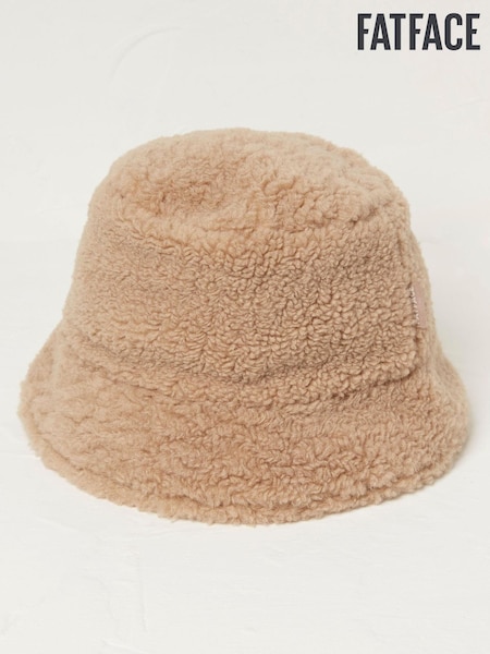FatFace Brown Borg Bucket Hat (N56898) | €13