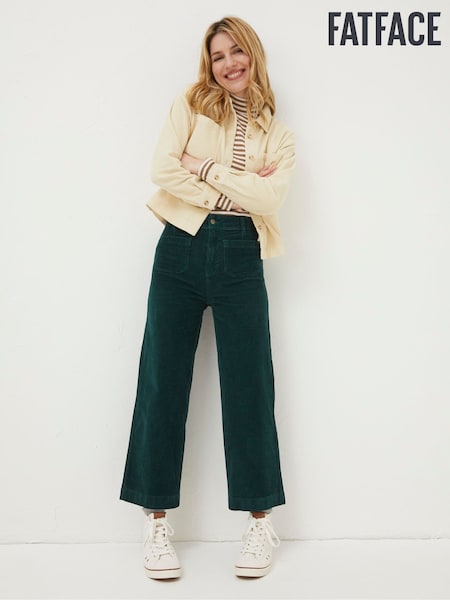 FatFace Green Keswick Cord Trousers (N56932) | €37