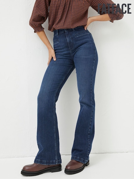 FatFace Blue Fly Flare Jeans (N56969) | €37