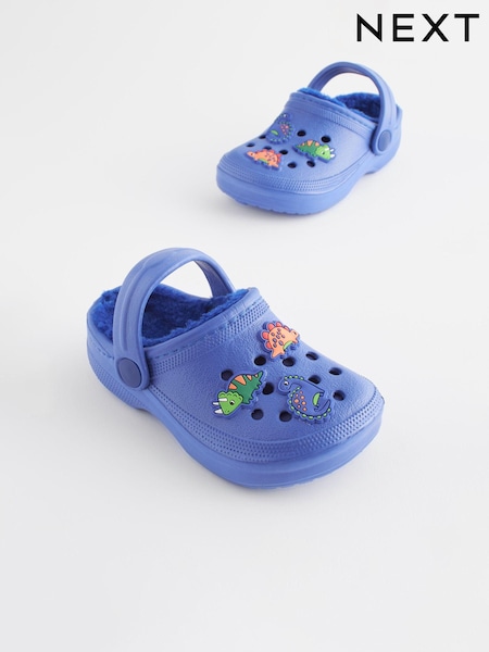 Navy Blue Dino Slipper Clogs (N57023) | €7 - €8.50