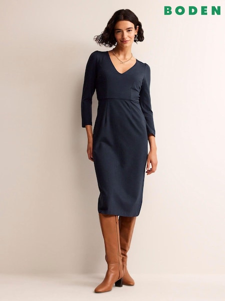 Boden Blue Petite Bethany Jersey Midi Dress (N57219) | €56
