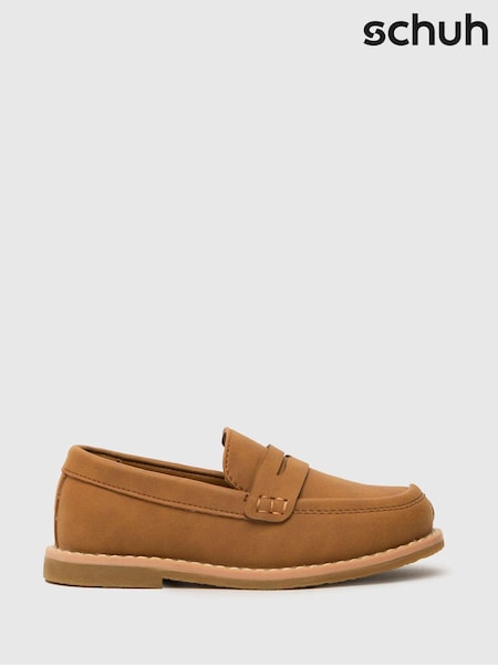 Schuh Brown Limit Loafers (N57327) | 135 LEI