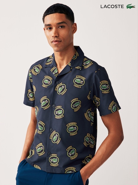 Lacoste Logo Print Resort Shirt (N57689) | €72