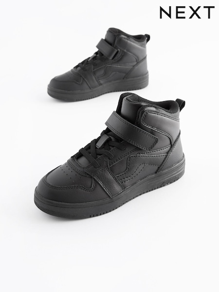 črna - High Top Trainer School Shoes (N57839) | € 21 - € 27