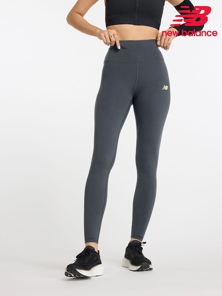 New Balance Grey Harmony 27 Inch High Rise Leggings (N57941) | €31