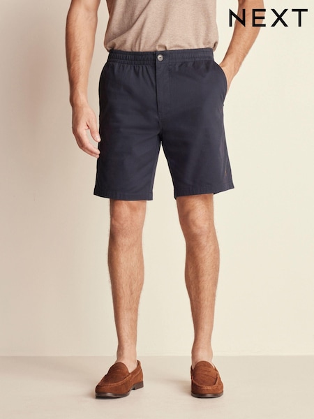 Темно-синий - Elasticated Waist Chino Shorts (N58029) | €21