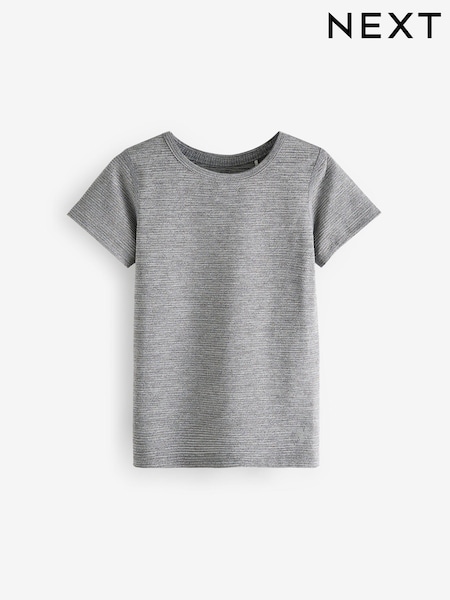 אפור ארוג - Base Layer Short Sleeve Top (3-16yrs) (N58132) | ‏38‏₪ - ‏63‏ ₪