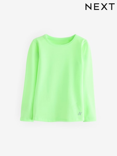Fluro Yellow Base Layer Long Sleeve Top (3-16yrs) (N58136) | €10 - €16