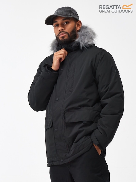 Negru - Jachetă termoizolantă impermeabilă Regatta Salinger IV (N58297) | 325 LEI